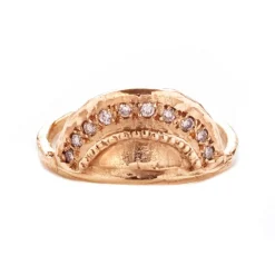 Tomfoolery Rose Gold Florentia Crown Ring Sale