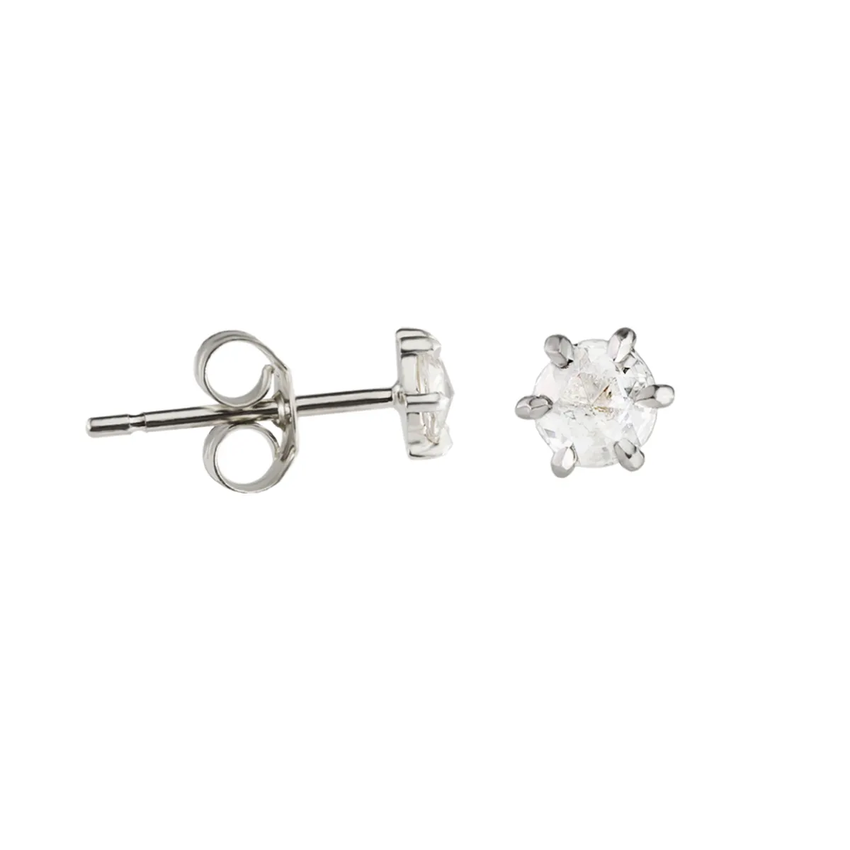 Tomfoolery Rose-Cut Diamond Studs Fashion