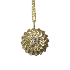 Tomfoolery Rosette Diamond Pendant Hot