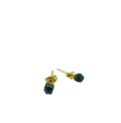 Tomfoolery Rough Diamond & 9ct Yellow Gold Studs Sale