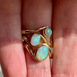 Tomfoolery Round Oval Opal Ring Online