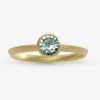 Tomfoolery Round Sapphire Signature Ring Sale