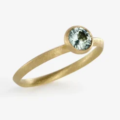 Tomfoolery Round Sapphire Signature Ring Sale