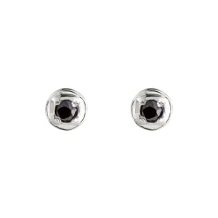Tomfoolery Round Silver Gemstone Studs Best