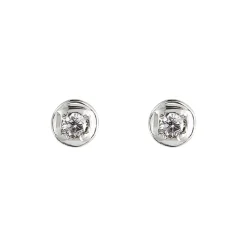 Tomfoolery Round Silver Gemstone Studs Best
