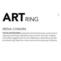 Tomfoolery Ruby Blossom Art Ring Clearance