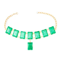 Tomfoolery Sabrosita Necklace in Emerald Sale