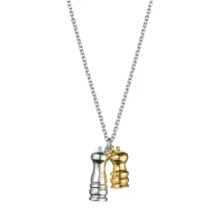 Tomfoolery Salt & Pepper Mills Charm Necklace Clearance