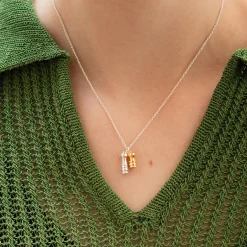 Tomfoolery Salt & Pepper Mills Charm Necklace Clearance
