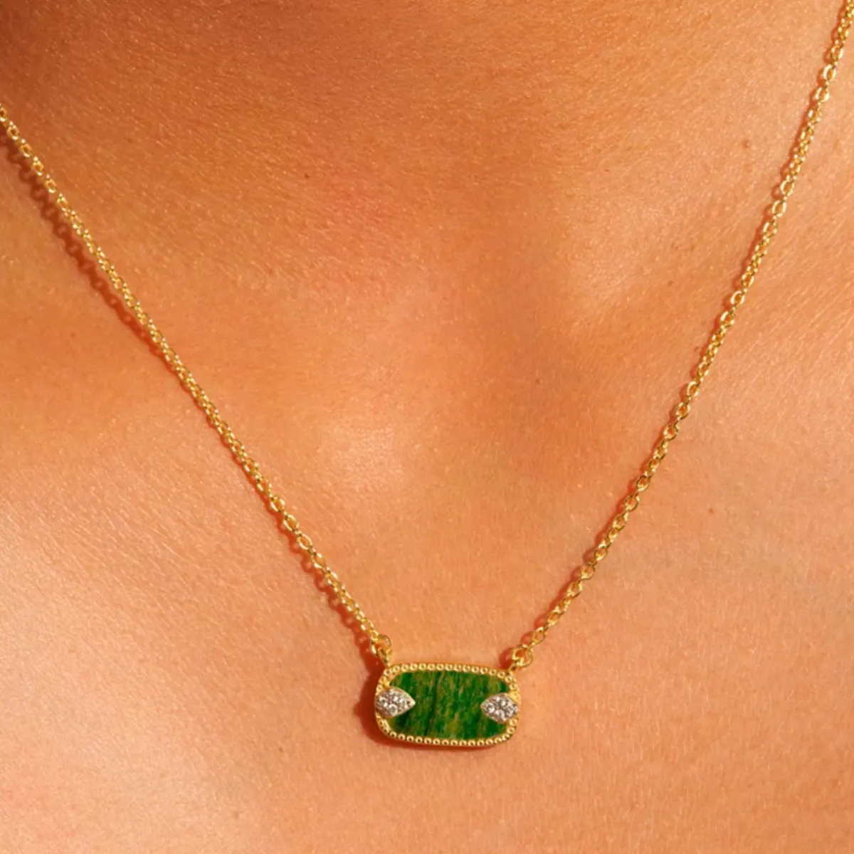 Tomfoolery Sangha Aventurine Pendant Hot
