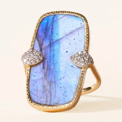 Tomfoolery Sangha Labradorite Statement Ring Online