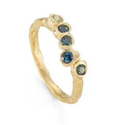 Tomfoolery Sapphire Barnacle Bay Ring New