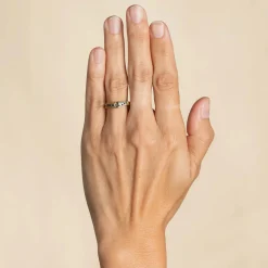 Tomfoolery Sapphire Half Channel Ring New