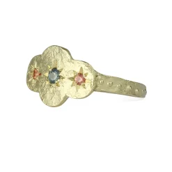 Tomfoolery Sapphire Rustic Cloud Ring Discount