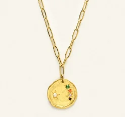 Tomfoolery Sapphire, Tsavorite & Pearl Pendant Necklace Sale