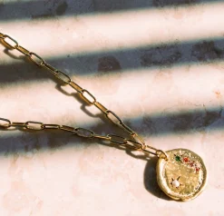 Tomfoolery Sapphire, Tsavorite & Pearl Pendant Necklace Sale