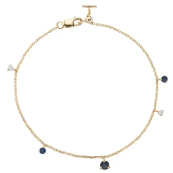 Tomfoolery Scatter Blue Sapphire Bracelet Fashion