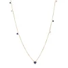 Tomfoolery Scatter Blue Sapphire Necklace Sale
