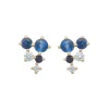 Tomfoolery Scatter Cascading Blue Sapphire Studs Discount