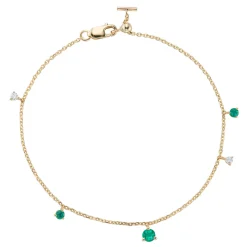 Tomfoolery Scatter Emerald Bracelet Sale