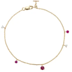Tomfoolery Scatter Ruby Bracelet Clearance
