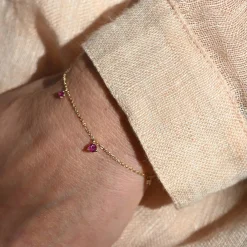 Tomfoolery Scatter Ruby Bracelet Clearance
