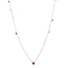 Tomfoolery Scatter Ruby Necklace Clearance