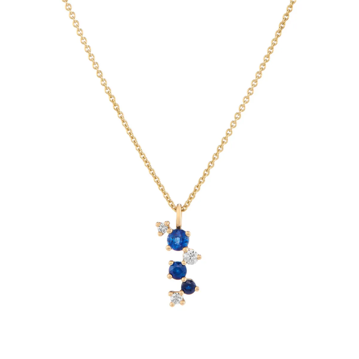 Tomfoolery Scatter Trio Blue Sapphire Cascade Pendant Online