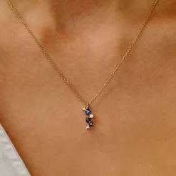 Tomfoolery Scatter Trio Blue Sapphire Cascade Pendant Online
