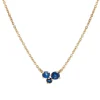Tomfoolery Scatter Trio Blue Sapphire Cluster Pendant Fashion