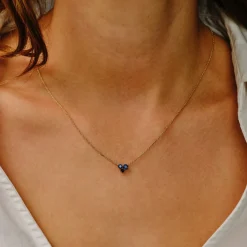 Tomfoolery Scatter Trio Blue Sapphire Cluster Pendant Fashion