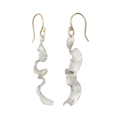 Tomfoolery Sea Grass Drop Earrings Silver Outlet