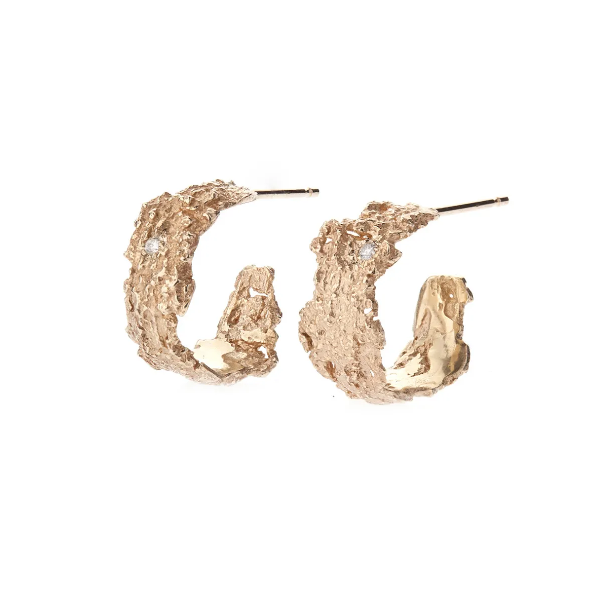 Tomfoolery Sessile Oak Hoops Fashion