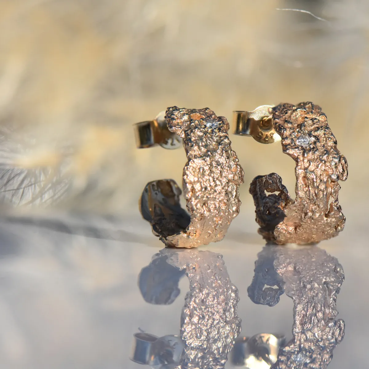 Tomfoolery Sessile Oak Hoops Fashion