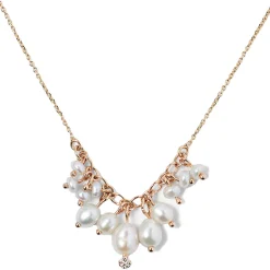 Tomfoolery Shadow Diamond & Pearl Necklace Sale