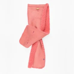 Tomfoolery Sheepskin Bubblegam Pink Scarf Hot