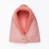 Tomfoolery Sheepskin Bubblegum Pink Hood Outlet