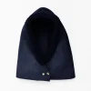 Tomfoolery Sheepskin Dark Blue Hood Hot