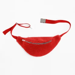 Tomfoolery Sheepskin Red Bum Bag Hot