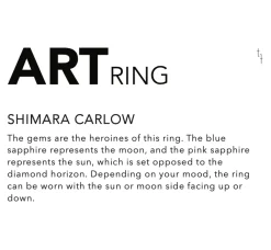Tomfoolery Shimara Carlow Art Ring New
