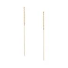 Tomfoolery Shimmer Line Earrings in 18ct yellow gold Sale