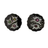 Tomfoolery Shooting Stars Black Silver Studs Earrings Hot