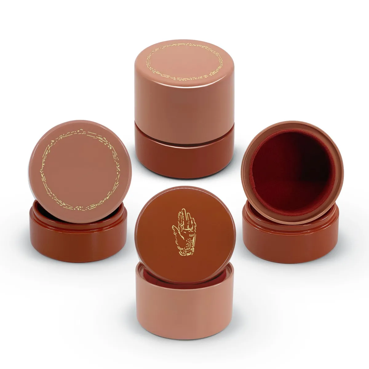 Tomfoolery Sidekick Jewellery Box in Blush New