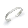 Tomfoolery Silver Absolu ‘Plain’ Wide Cuff New