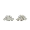 Tomfoolery Silver Absolu ‘Small Knots’ Ear Studs Discount