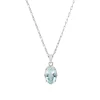 Tomfoolery Silver Aquamarine Pendant Sale