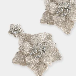 Tomfoolery Silver Beaded Primrose Earrings Discount