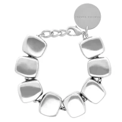 Tomfoolery Silver Big Organic Bracelet Clearance