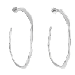 Tomfoolery Silver Carmen Hoop Earrings Sale