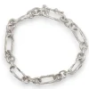 Tomfoolery Silver Chunky Tiranary Bracelet New